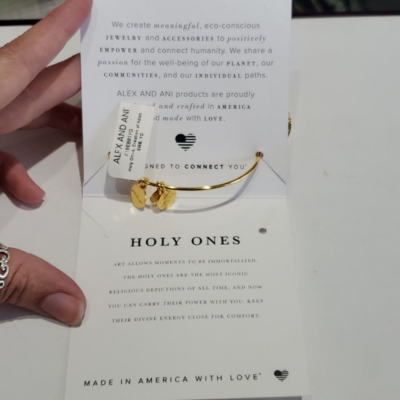 Alex and Ani Creation of Adam religious bracelet - Picture 6 of 6